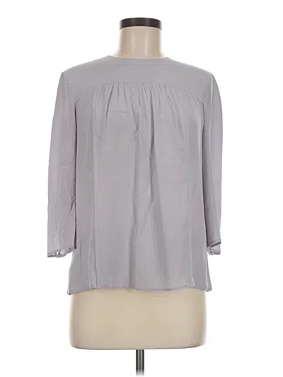 Pre-owned Prada 3/4 Sleeve Blouse In Purple