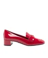 Prada 35mm Patent-leather Pumps In Red