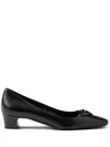 Prada Saffiano Leather Pumps Women In Black