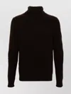Prada 3d-knit Cashmere Blend Roll Neck Sweater
