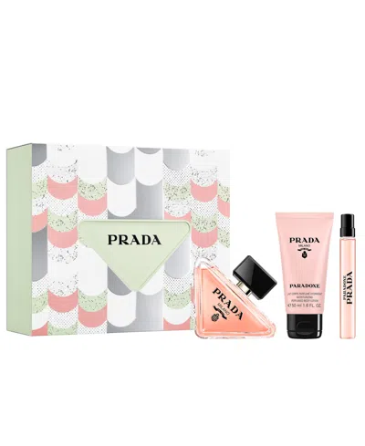 Prada 3-piece Paradoxe Eau De Parfum Gift Set In Transparent