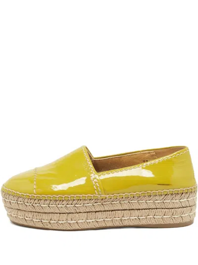 Pre-owned Prada 45mm Leather Espadrilles