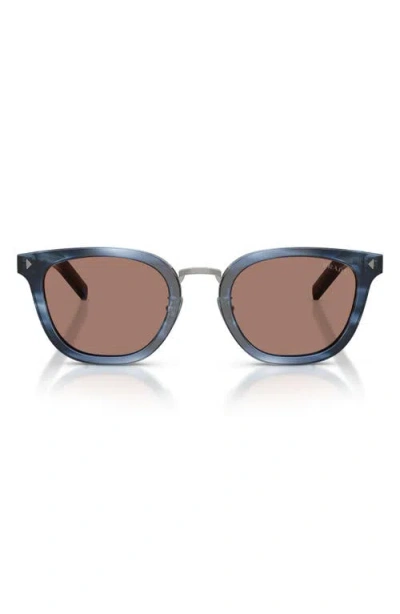 Prada 49mm Cat Eye Sunglasses In Brown