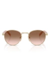 Prada 49mm Gradient Phantos Sunglasses In Gold