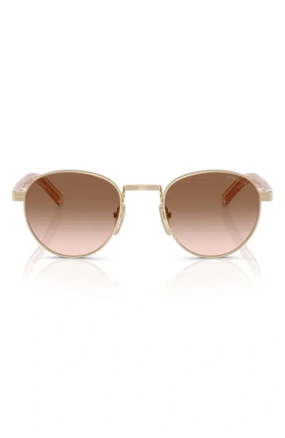 Prada 49mm Gradient Phantos Sunglasses In Gold