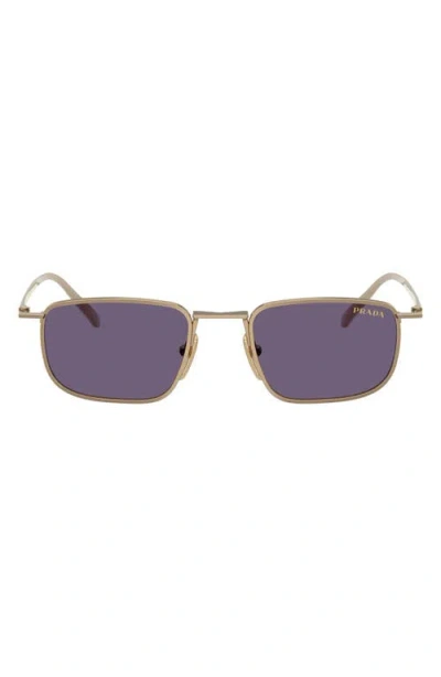 Prada 49mm Pillow Sunglasses In Purple