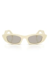 Prada 0pr B16s Angular Cat-eye Sunglasses In Pink