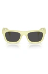 Prada 50mm Pillow Sunglasses In Yellow