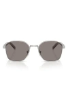 Prada Geometric-frame Sunglasses In Gray