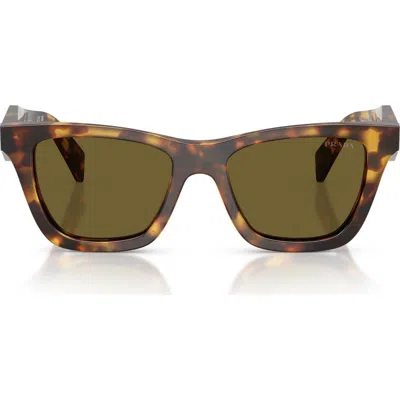 Prada 52mm Butterfly Sunglasses In Green