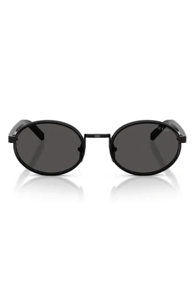 Prada 52mm Oval Sunglasses
