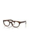 Prada 52mm Phantos Optical Glasses In Brown