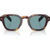 Prada 52mm Polarized Phantos Sunglasses In Tort/green
