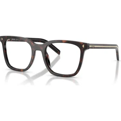 PRADA PRADA 52MM RECTANGLE OPTICAL GLASSES