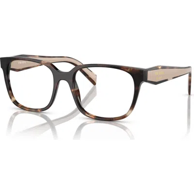 PRADA PRADA 52MM RECTANGLE OPTICAL GLASSES