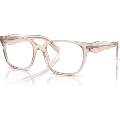 PRADA PRADA 52MM RECTANGULAR OPTICAL GLASSES
