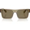 Prada 52mm Rectangular Sunglasses In Multi