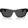 Prada Pr B09s 16k08z Nero Sunglasses In 16k08z53 Black