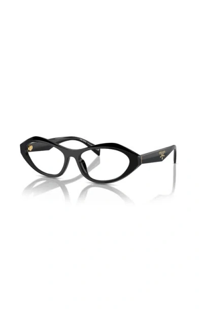 PRADA PRADA 53MM IRREGULAR OPTICAL GLASSES
