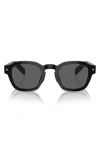 Prada Eyewear Square Frame Sunglasses In Black