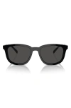 Prada 53mm Pillow Sunglasses In Black/ Grey