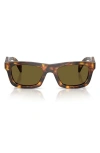 Prada 53mm Pillow Sunglasses In Burgundy