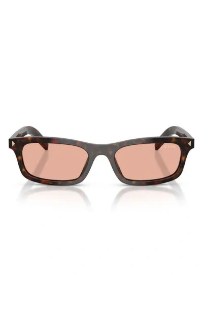Prada 53mm Pillow Sunglasses In Gold