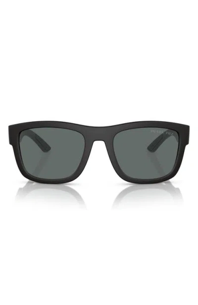 PRADA PRADA 53MM POLARIZED PILLOW SUNGLASSES