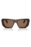 Prada 53mm Square Sunglasses In Brown