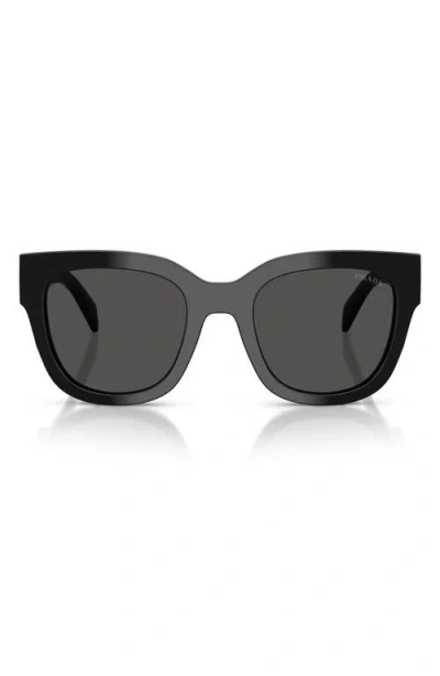Prada 53mm Square Sunglasses In Black