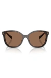 Prada 53mm Square Sunglasses In Brown