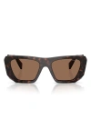 Prada 53mm Square Sunglasses In Brown
