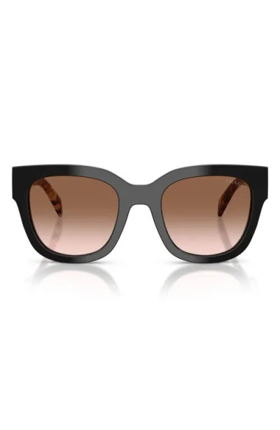Prada 53mm Square Sunglasses In Brown