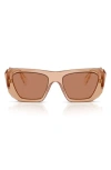 Prada 53mm Square Sunglasses In Orange