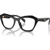 Prada 54mm Butterfly Optical Glasses In Brown