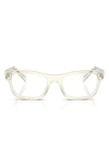 Prada 54mm Butterfly Optical Glasses In Champagne