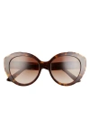 Prada 54mm Oval Sunglasses