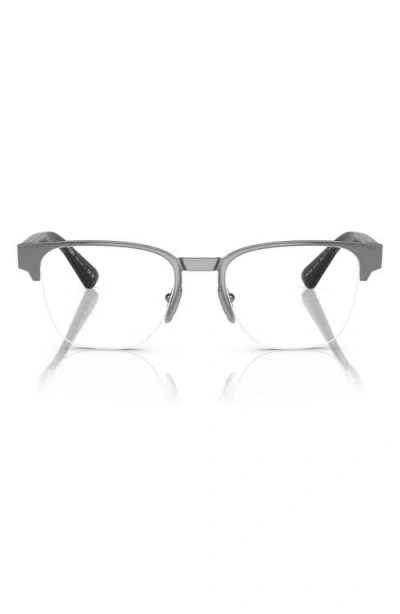 Prada 54mm Pillow Optical Glasses In Gray