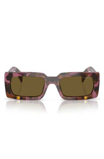 Prada 54mm Pillow Sunglasses In Brown Tort