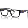 Prada 54mm Rectangle Optical Glasses In Multi