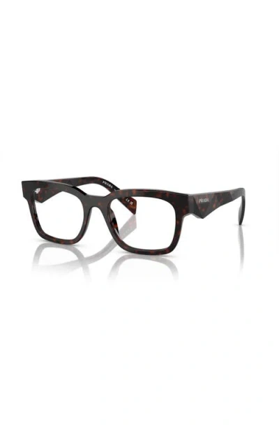 PRADA PRADA 54MM RECTANGLE OPTICAL GLASSES