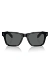 Prada Pantos Acetate Sunglasses With Unique Temple Design In Black