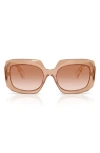 Prada Rectangle Sunglasses In Brown