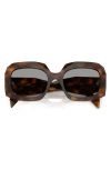 Prada 54mm Square Sunglasses In Brown