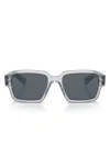 Prada Eyewear Rectangular Frame Sunglasses In Green