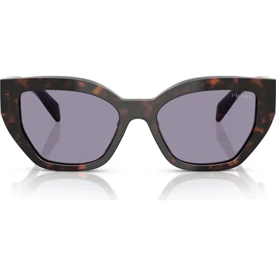 PRADA PRADA 55MM BUTTERFLY SUNGLASSES