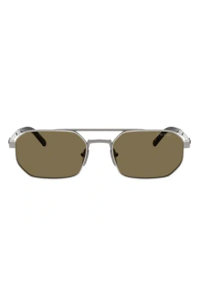 PRADA PRADA 55MM IRREGULAR SUNGLASSES