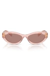 PRADA 55MM IRREGULAR SUNGLASSES