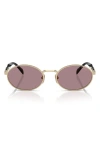 Prada Metal Pr65zs Sunglasses In Gold Brown