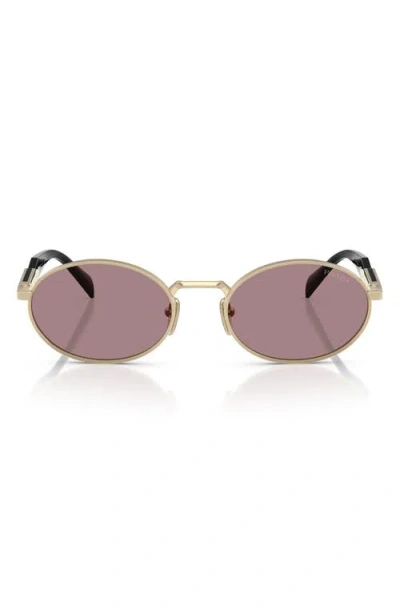 PRADA PRADA 55MM OVAL SUNGLASSES